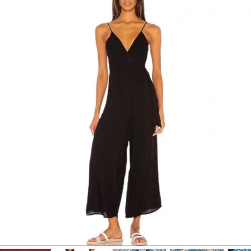 LSpace come together wrap jumpsuit black xs